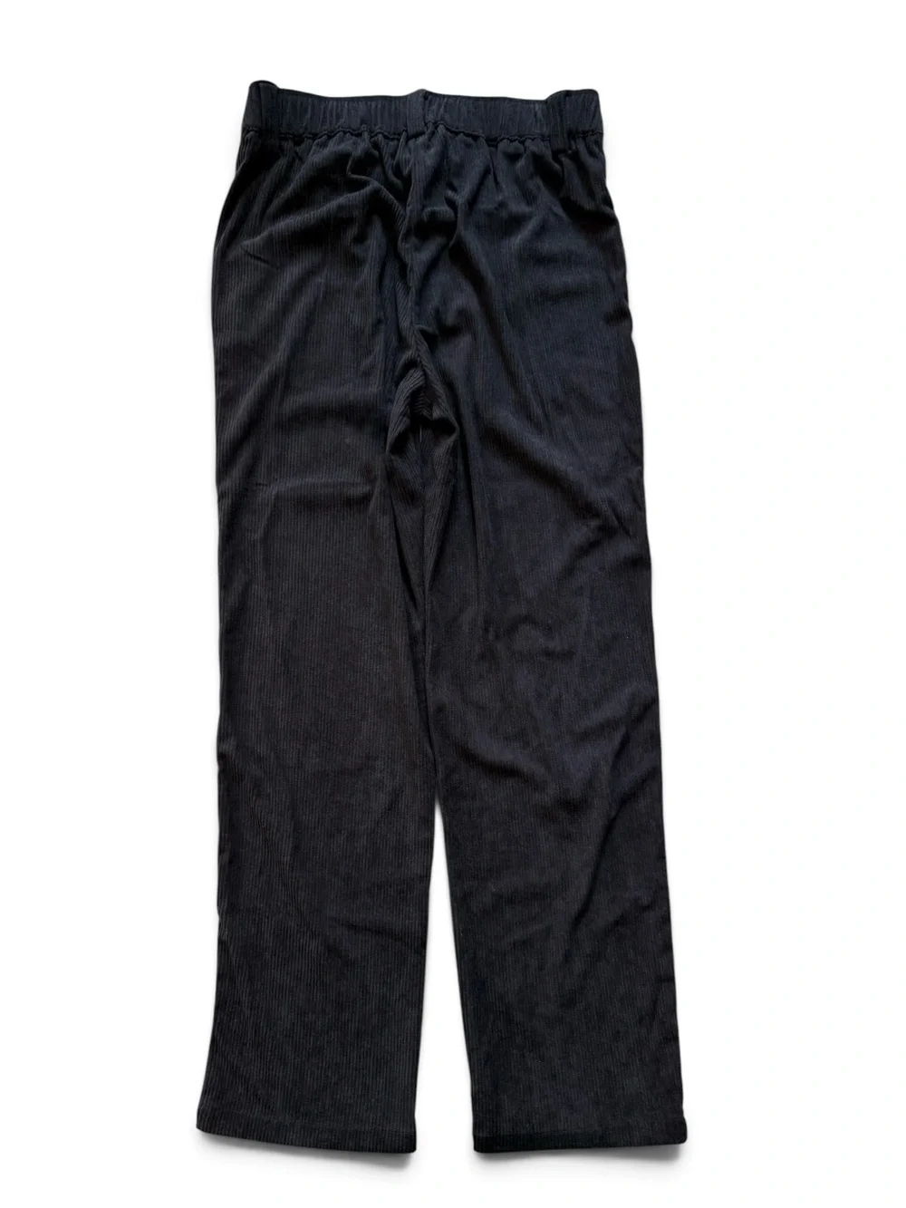 Halara Black Zipper Pocket Corduroy Casual Pants size S Tall Small Tall NEW